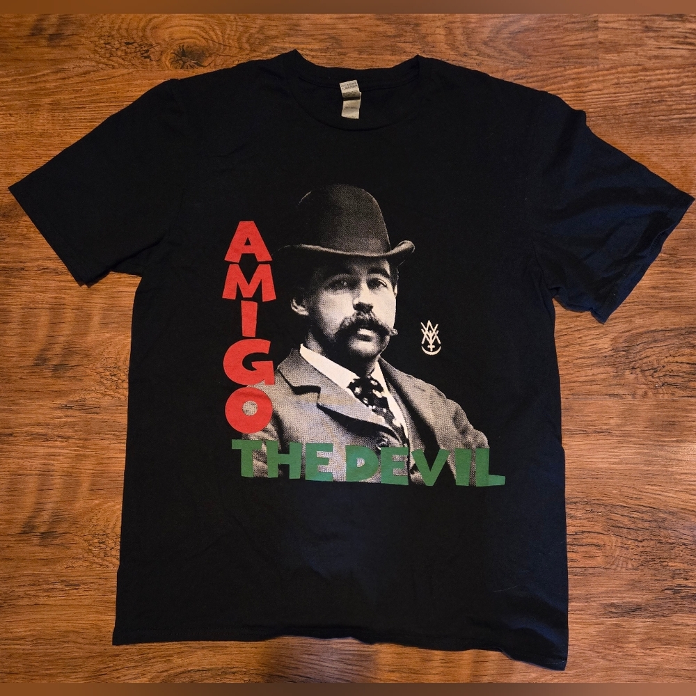 RARE - Amigo The Devil - Jack The Ripper Shirt Murderfolk Music Band Tee banjo